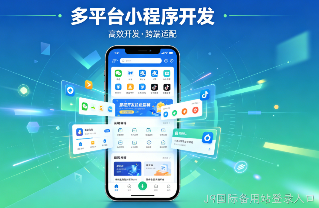 小程序开发选对服务商！J9国际备用站登录入口多平台定制，帮企业抓住私域红利