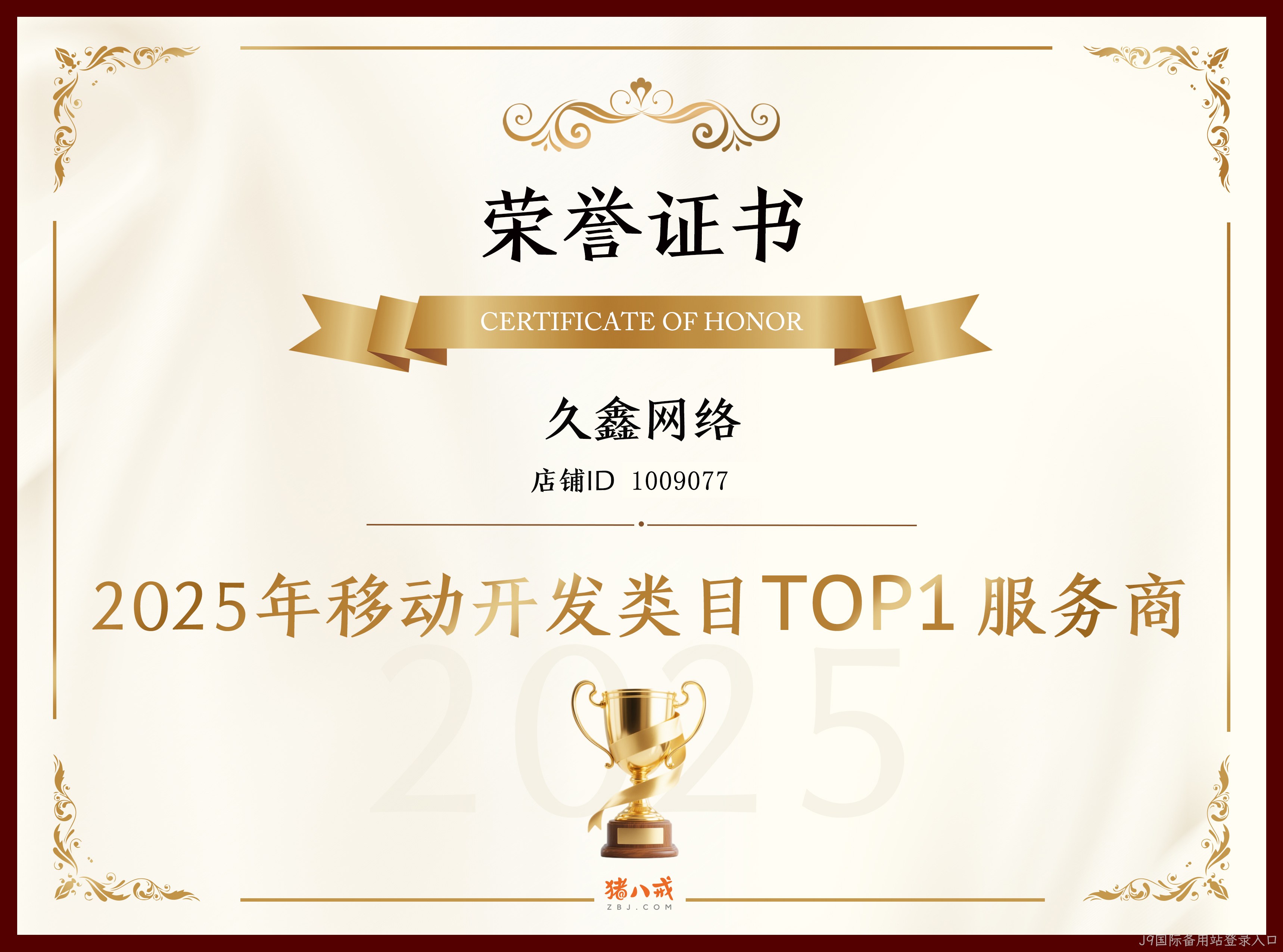 喜报！替换词登顶猪八戒网 2025 移动开发类目 TOP1，实力再获行业认证！