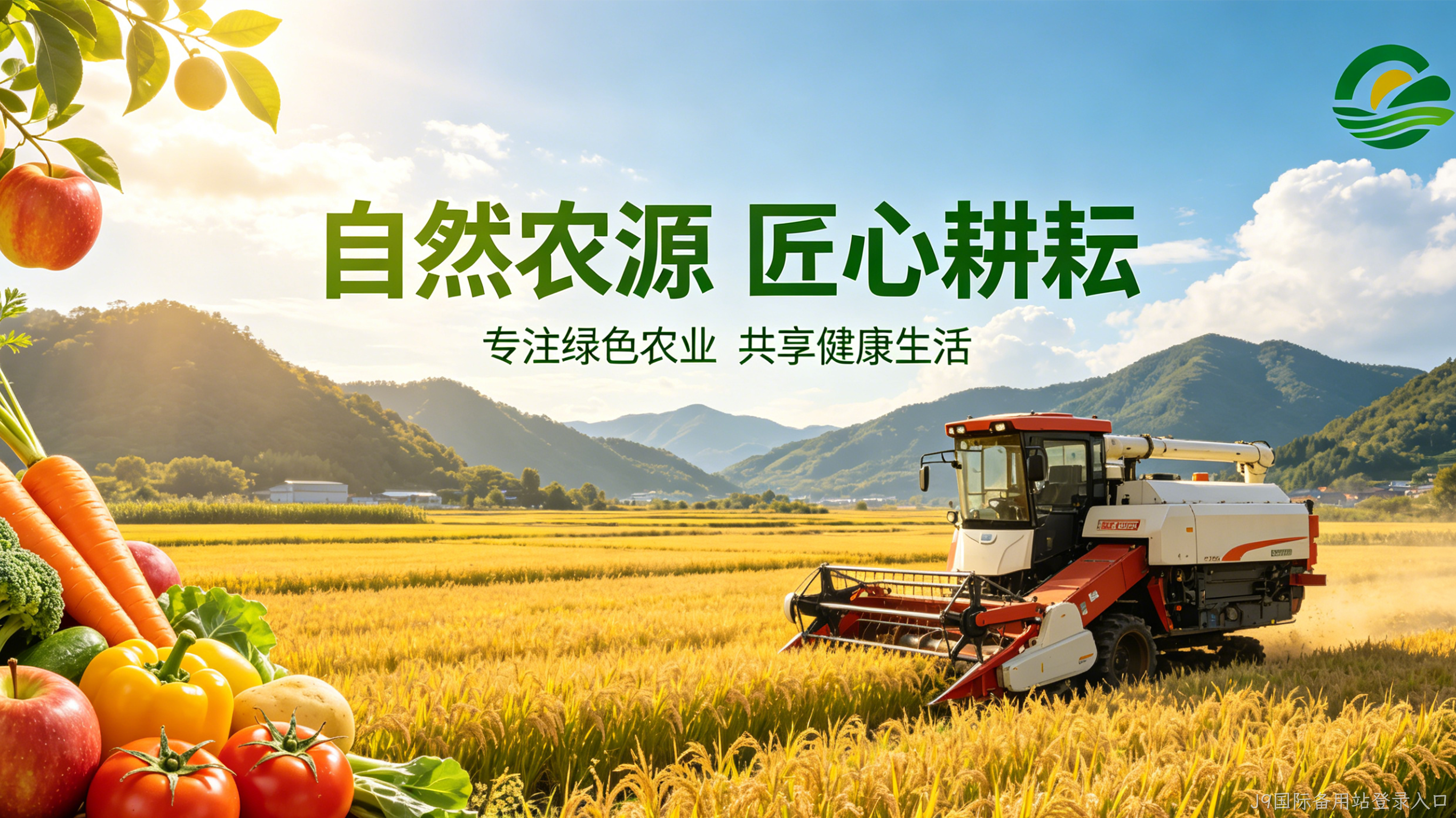 农业企业官网定制案例｜J9国际备用站登录入口赋能乡村振兴品牌增长