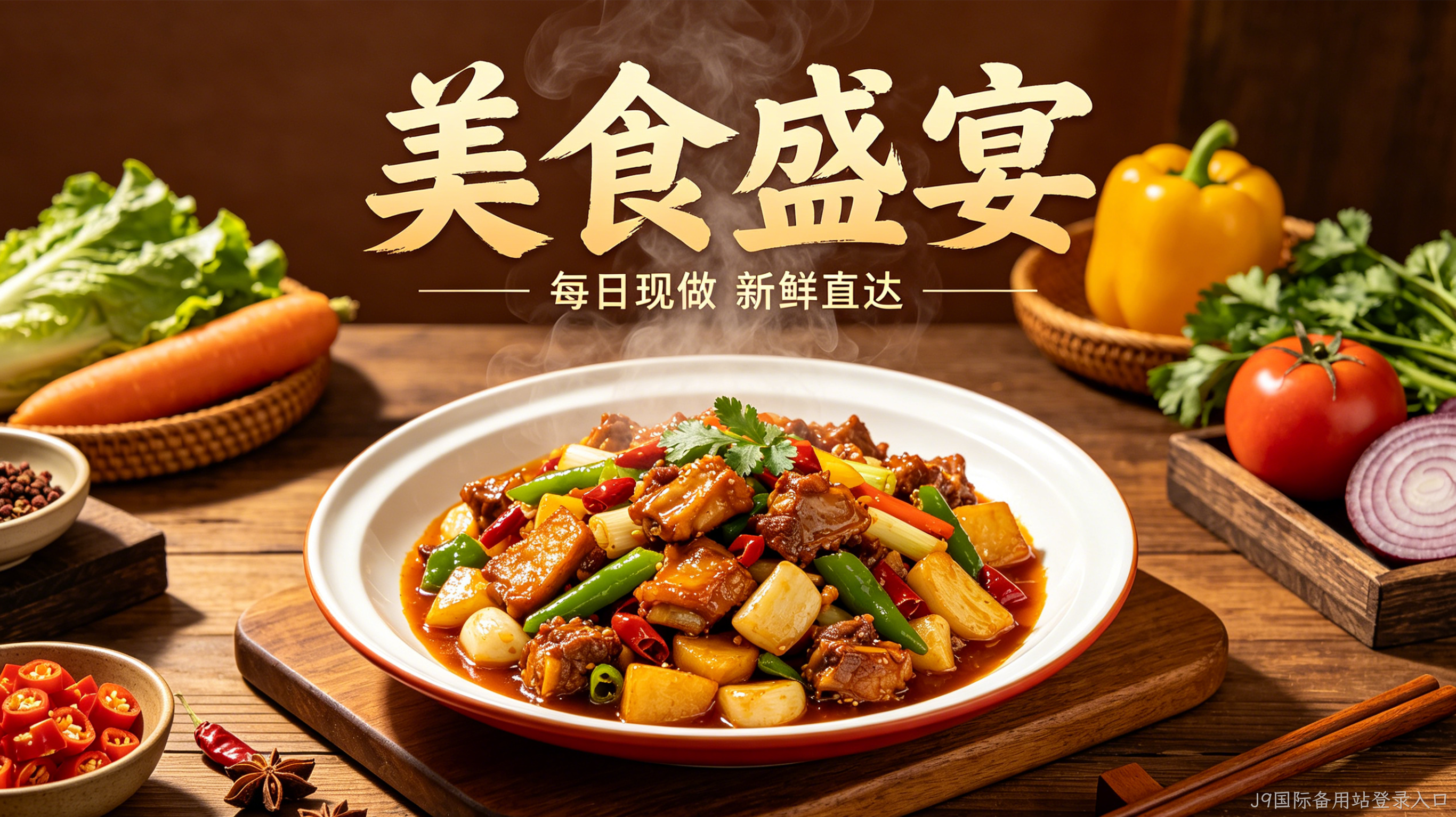 餐饮官网定制案例｜J9国际备用站登录入口打造品牌引流转化阵地
